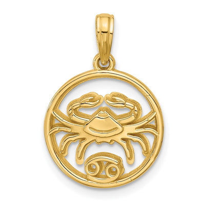 14K gold pendant
