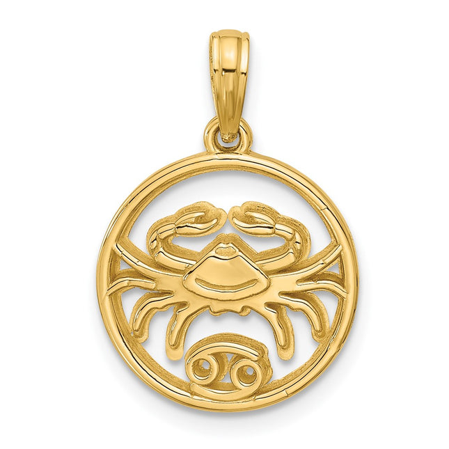14k Yellow Gold Pendants Style D5741 - Classique Jewelry Inc.