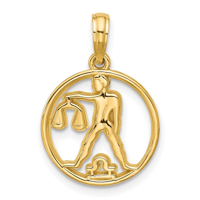 14k Yellow Gold Pendants Style D5742 - Classique Jewelry Inc.