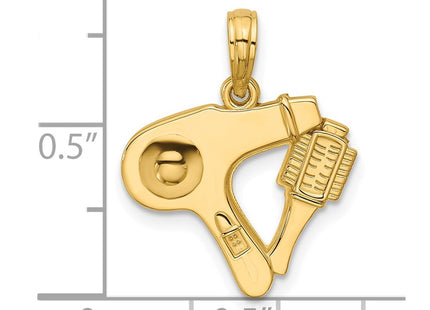 14k Yellow Gold Pendants Style D5745 - Classique Jewelry Inc.