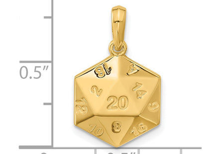 14k Yellow Gold Pendants Style D5754 - Classique Jewelry Inc.