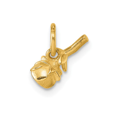 14K gold flower pendant