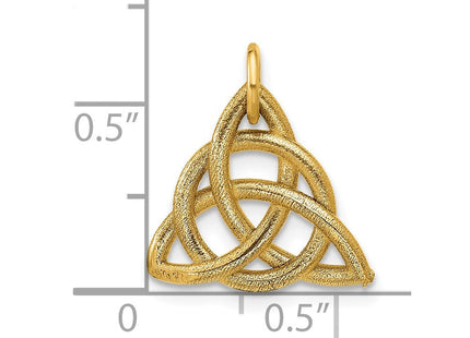 14K Polished Celtic Knot Pendant (Style D5785)