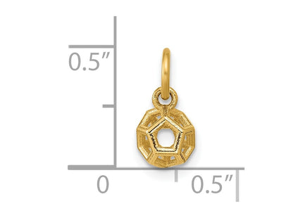 14k Yellow Gold Pendants Style D5797 - Classique Jewelry Inc.