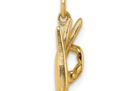 14k Yellow Gold Pendants Style D5801 - Classique Jewelry Inc.