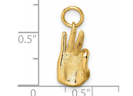 14k Yellow Gold Pendants Style D5801 - Classique Jewelry Inc.