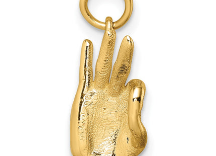 14k Yellow Gold Pendants Style D5801 - Classique Jewelry Inc.