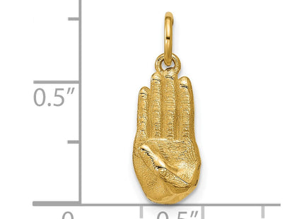 14k Yellow Gold Pendants Style D5808B - Classique Jewelry Inc.