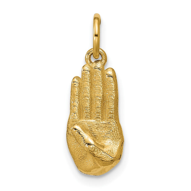 14k Yellow Gold Pendants Style D5808B - Classique Jewelry Inc.