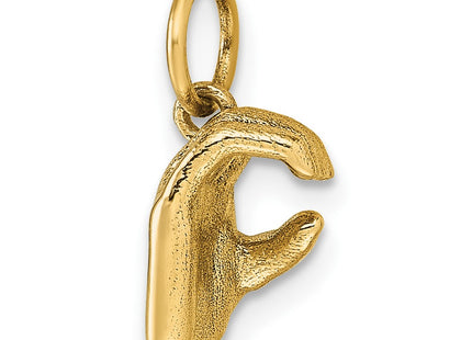 14k Yellow Gold Pendants Style D5808C - Classique Jewelry Inc.
