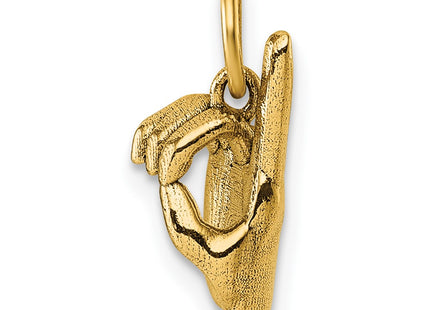 14k Yellow Gold Pendants Style D5808D - Classique Jewelry Inc.