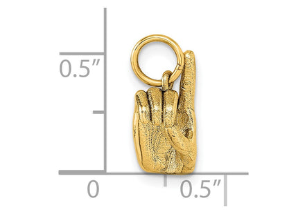 14k Yellow Gold Pendants Style D5808D - Classique Jewelry Inc.