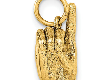 14k Yellow Gold Pendants Style D5808D - Classique Jewelry Inc.