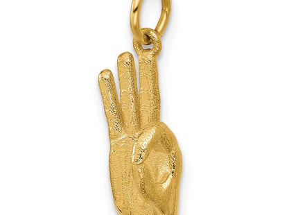 14k Yellow Gold Pendants Style D5808F - Classique Jewelry Inc.