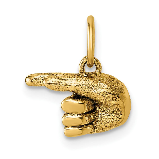 14k Yellow Gold Pendants Style D5808G - Classique Jewelry Inc.