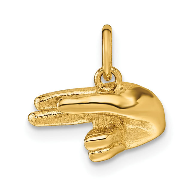 14k Yellow Gold Pendants Style D5808H - Classique Jewelry Inc.