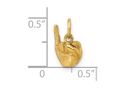 14k Yellow Gold Pendants Style D5808I - Classique Jewelry Inc.