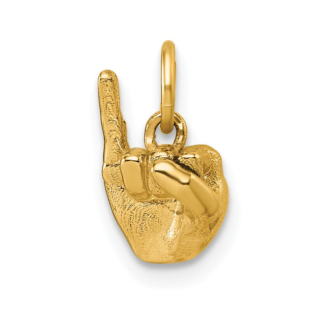 14k Yellow Gold Pendants Style D5808I - Classique Jewelry Inc.