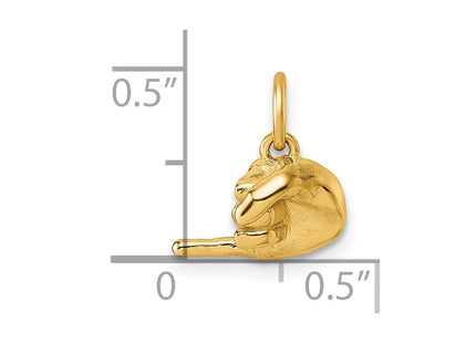 14k Yellow Gold Pendants Style D5808J - Classique Jewelry Inc.