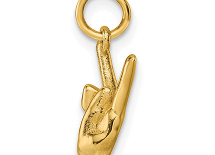 14k Yellow Gold Pendants Style D5808K - Classique Jewelry Inc.