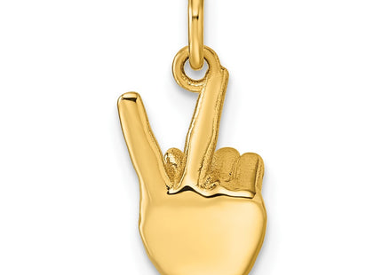 14k Yellow Gold Pendants Style D5808K - Classique Jewelry Inc.