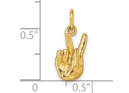 14k Yellow Gold Pendants Style D5808K - Classique Jewelry Inc.