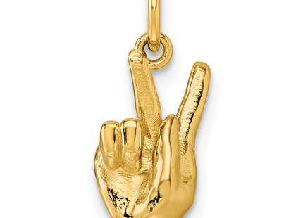 14k Yellow Gold Pendants Style D5808K - Classique Jewelry Inc.