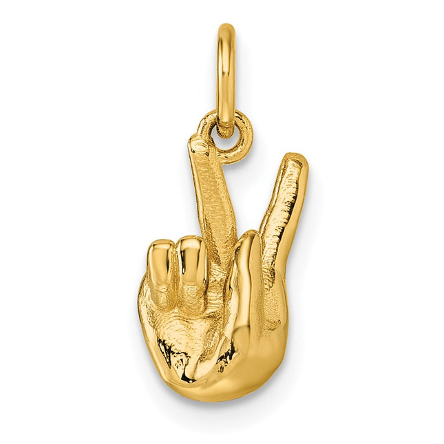 14k Yellow Gold Pendants Style D5808K - Classique Jewelry Inc.