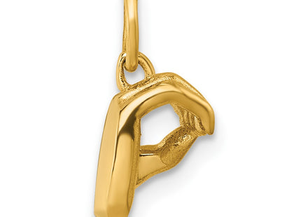 14k Yellow Gold Pendants Style D5808O - Classique Jewelry Inc.