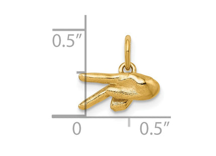 14k Yellow Gold Pendants Style D5808P - Classique Jewelry Inc.
