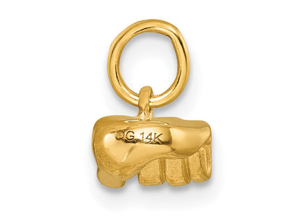 14k Yellow Gold Pendants Style D5808Q - Classique Jewelry Inc.