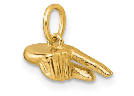 14k Yellow Gold Pendants Style D5808Q - Classique Jewelry Inc.