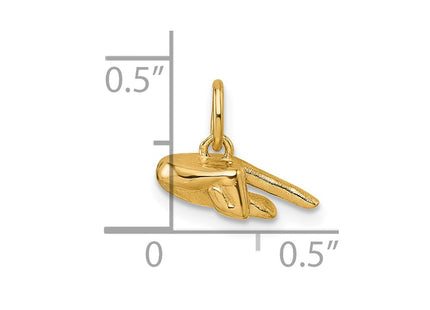 14k Yellow Gold Pendants Style D5808Q - Classique Jewelry Inc.