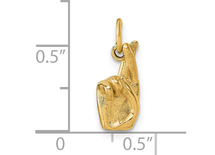 14k Yellow Gold Pendants Style D5808R - Classique Jewelry Inc.