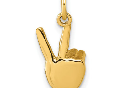 14k Yellow Gold Pendants Style D5808V - Classique Jewelry Inc.