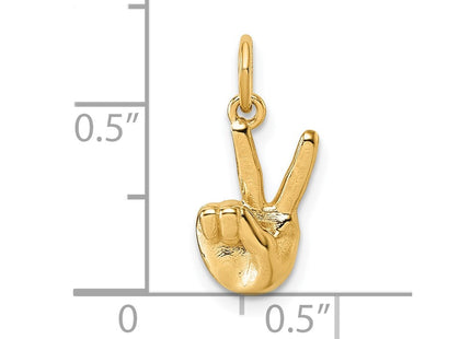 14k Yellow Gold Pendants Style D5808V - Classique Jewelry Inc.