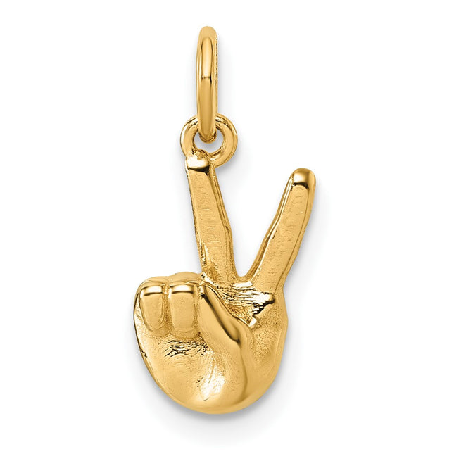 14k Yellow Gold Pendants Style D5808V - Classique Jewelry Inc.