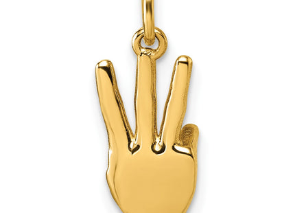 14k Yellow Gold Pendants Style D5808W - Classique Jewelry Inc.