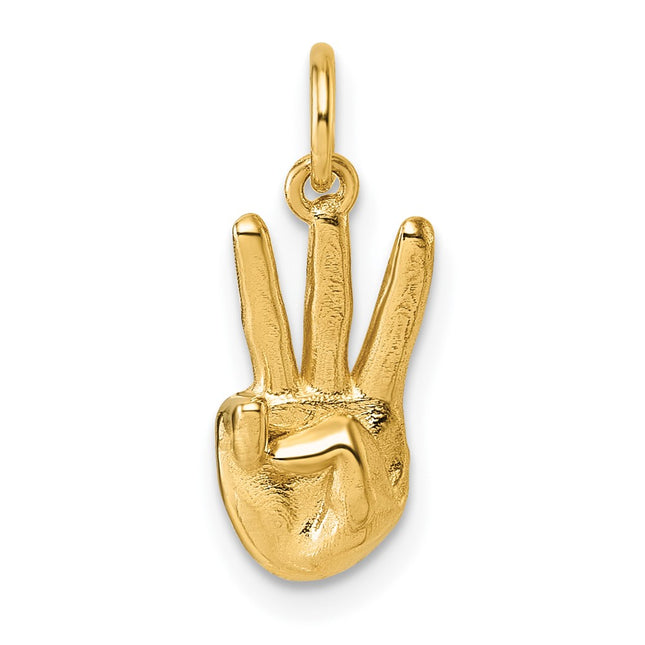 14k Yellow Gold Pendants Style D5808W - Classique Jewelry Inc.