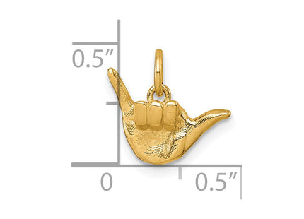 14k Yellow Gold Pendants Style D5808Y - Classique Jewelry Inc.
