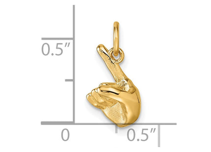 14k Yellow Gold Pendants Style D5808Z - Classique Jewelry Inc.