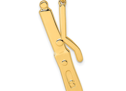 14k Yellow Gold Pendants Style D5810 - Classique Jewelry Inc.