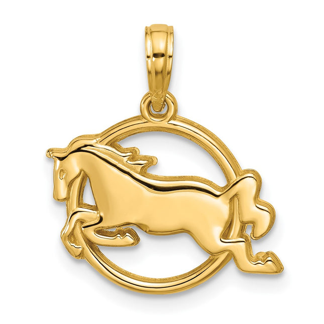 14k Yellow Gold Pendants Style D5812 - Classique Jewelry Inc.