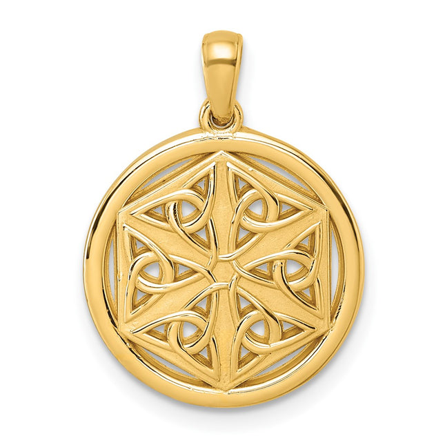 14k Yellow Gold Pendants Style D5813 - Classique Jewelry Inc.