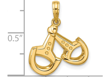 14k Yellow Gold Pendants Style D5814 - Classique Jewelry Inc.