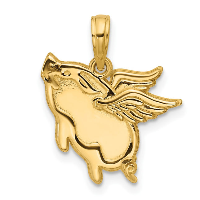 14k Yellow Gold Pendants Style D5816 - Classique Jewelry Inc.