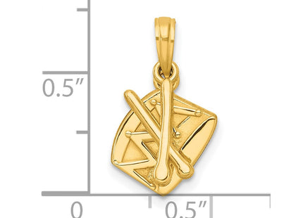 14k Yellow Gold Pendants Style D5822 - Classique Jewelry Inc.