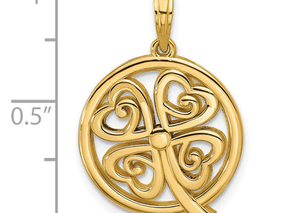 14k Yellow Gold Pendants Style D5845 - Classique Jewelry Inc.