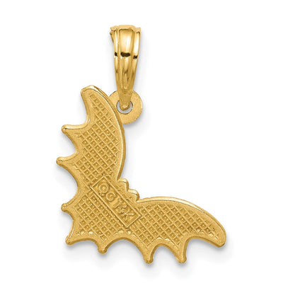 14K Polished Four Leaf Clover Pendant, 29.76 x 16.67mm