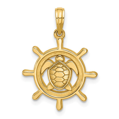 14K gold pendant